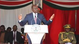 President William Ruto in a past function.